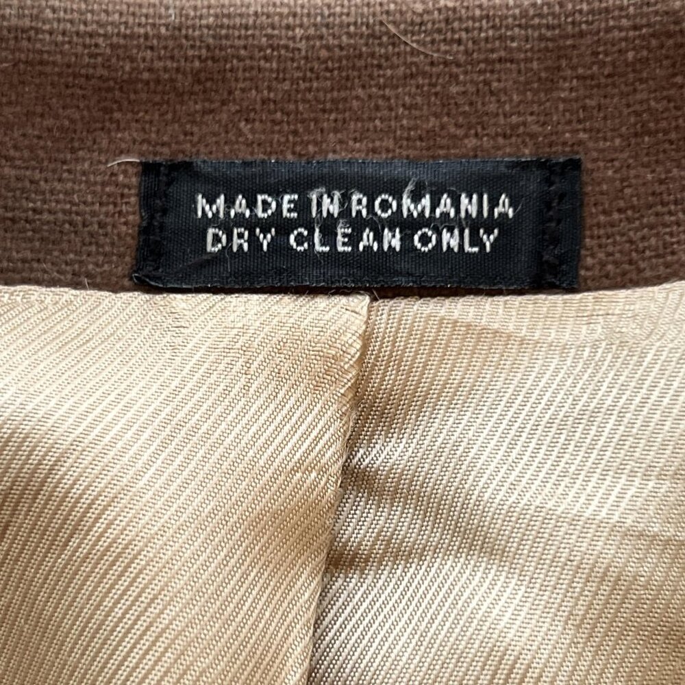 Oscar de la Renta Mens 42R Blazer Brown Wool Cashmere Blend Sport Coat Jacket - Picture 15 of 16
